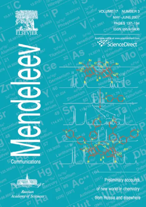 Mendeleev Communications, 2007, Volume 17, Issue 3