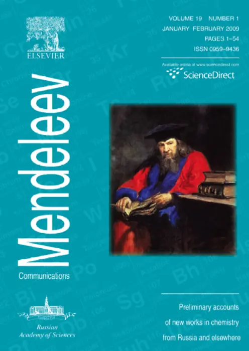 Mendeleev Communications, 2009, Volume 19, Issue 1