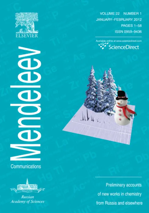 Mendeleev Communications, 2012, Volume 22, Issue 1