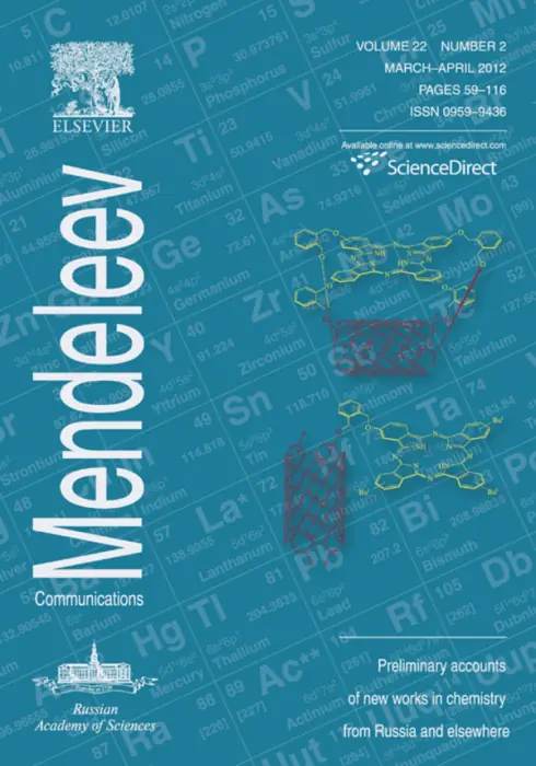Mendeleev Communications, 2012, Volume 22, Issue 2