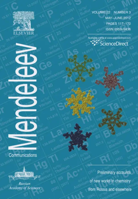 Mendeleev Communications, 2012, Volume 22, Issue 3
