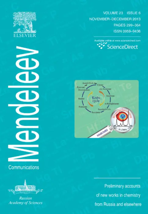 Mendeleev Communications, 2013, Volume 23, Issue 6