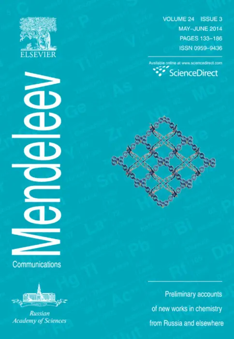 Mendeleev Communications, 2014, Volume 24, Issue 3