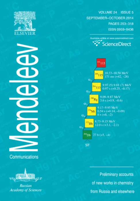 Mendeleev Communications, 2014, Volume 24, Issue 5