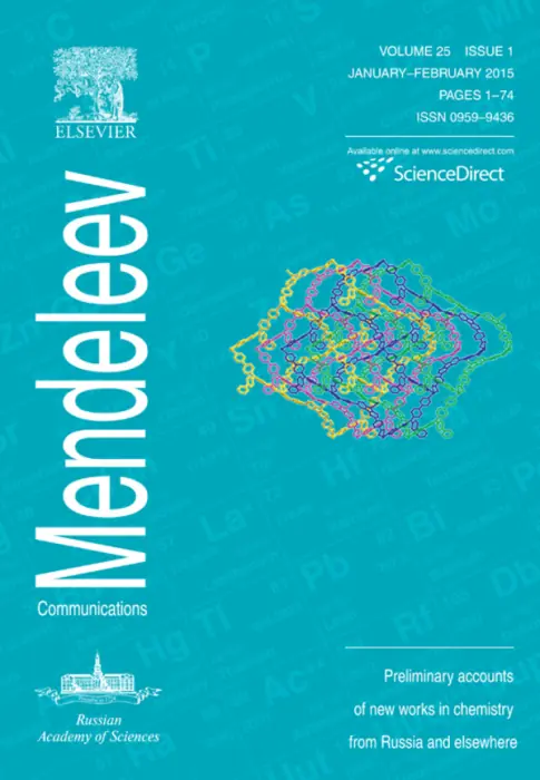 Mendeleev Communications, 2015, Volume 25, Issue 1