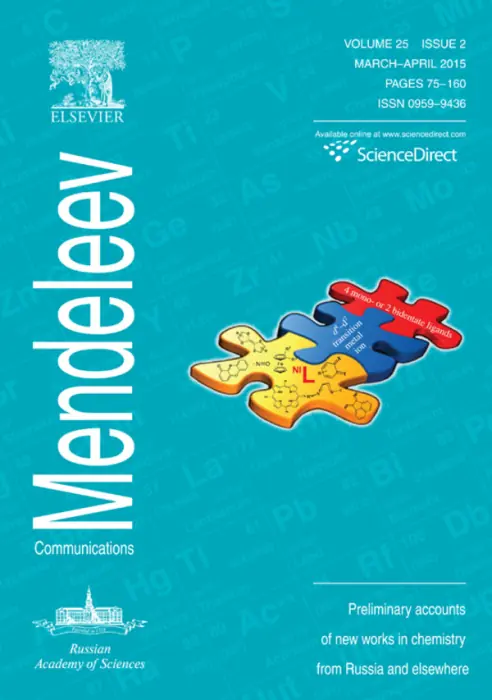 Mendeleev Communications, 2015, Volume 25, Issue 2