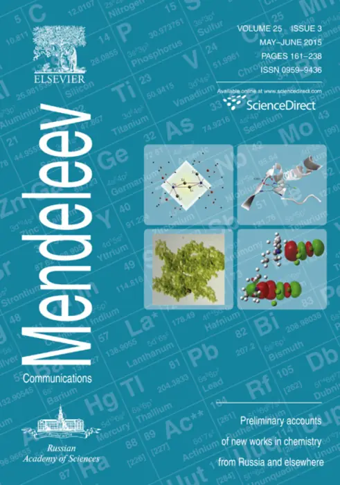 Mendeleev Communications, 2015, Volume 25, Issue 3