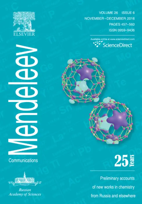 Mendeleev Communications, 2016, Volume 26, Issue 6