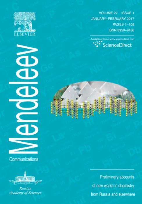 Mendeleev Communications, 2017, Volume 27, Issue 1