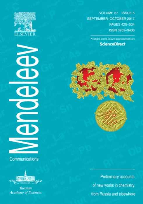 Mendeleev Communications, 2017, Volume 27, Issue 5