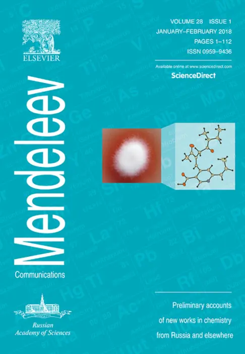 Mendeleev Communications, 2018, Volume 28, Issue 1
