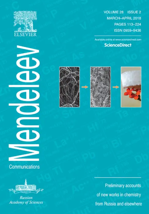 Mendeleev Communications, 2018, Volume 28, Issue 2