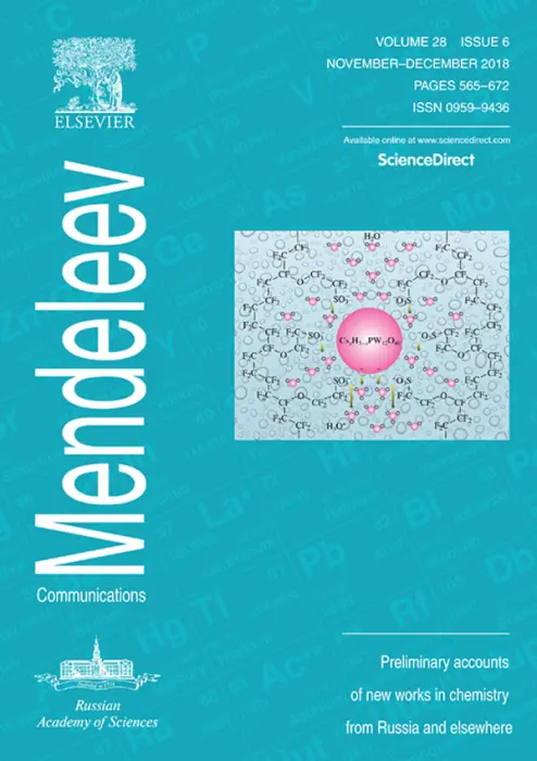 Mendeleev Communications, 2018, Volume 28, Issue 6