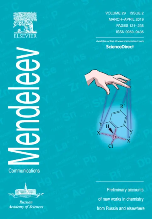 Mendeleev Communications, 2019, Volume 29, Issue 2