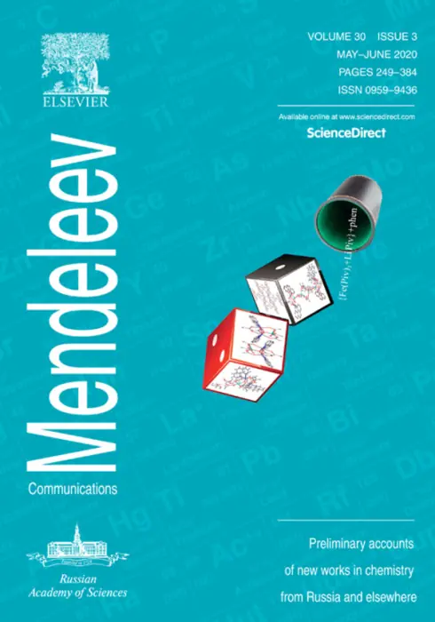 Mendeleev Communications, 2020, Volume 30, Issue 3