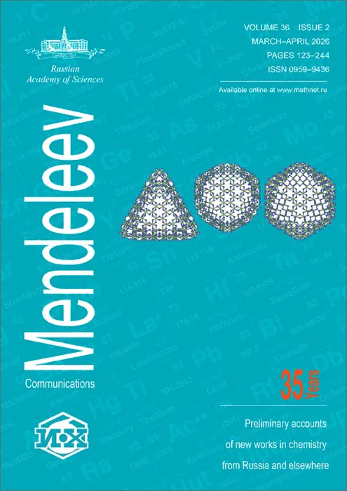 Mendeleev Communications, 2026, Volume 36, Issue 2